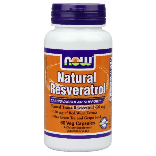 (image for) Natural Resveratrol - 60 Veg Capsules